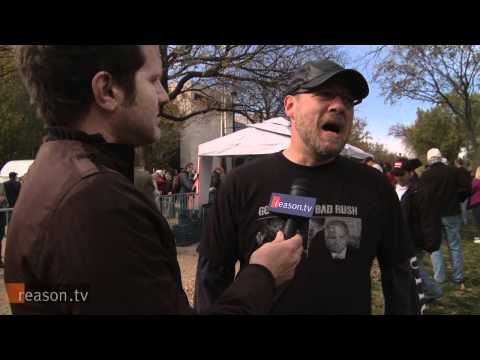 ReasonTV - Reason.tv was on hand for the Rally to Restore Sanity And/Or Fear hosted by Jon Stewart and Stephen Colbert at the National Mall in Washington on Saturday, O...