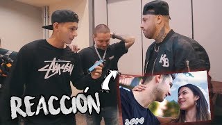 JBALVIN Y NICKY JAM REACCIONANDO A NUESTRA CANCIÓN