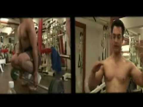 Aamir Khan Body In The Making-GHAJINI Part-1