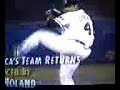 Barry Larkin smashes catcher