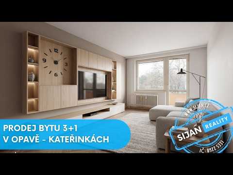 Video Prodej bytu 3+1 v Opavě - Kateřinkách