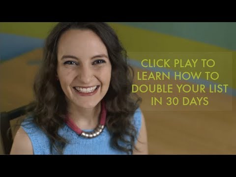 30 Day List Building Challenge with Nathalie Lussier