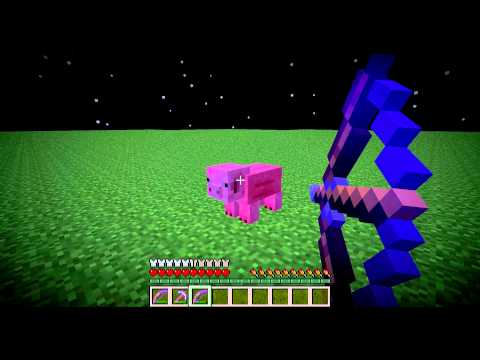 how to make a power v bow in minecraft