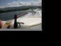 Rick Duckworth waterskiing on course Rick Duckworth waterskiing on course
