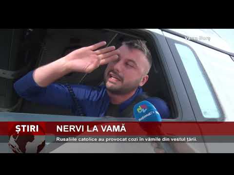 Cozi kilometrice la vămile din vestul țării