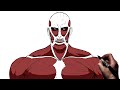 How To Draw Colossal Titan Step By Step