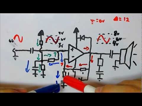 Amplificadores de Potenci - Neste vídeo sera explicado como os Amplificadores de áudio funcionam. Classe(AB) Os assuntos abordados vão desde filtros RC e divisores de tensão a amplifica...