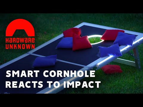 Cornhole Boards Play Victory Songs