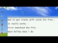 Itunes Giftcard Hack Download Here