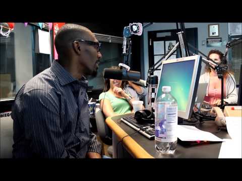 Comedian Charlie Murphy in studio