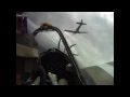 Inside display flying Spitfire-MK19. Duxford airshow july 2011.