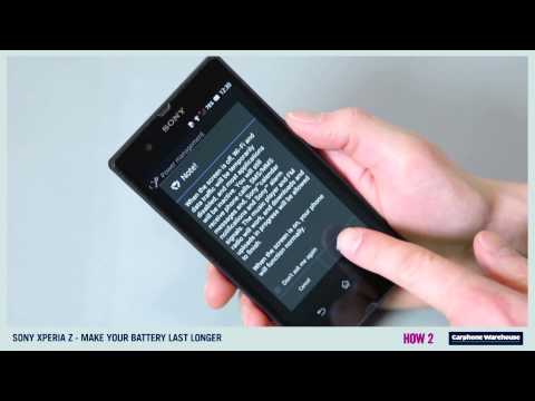 how to make xperia z battery last