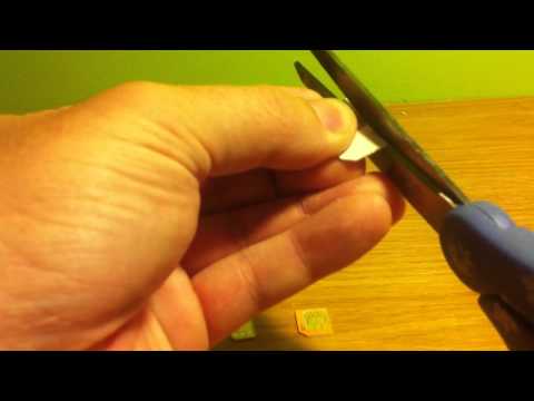 How To Easily Cut Nano Sim iPhone 5