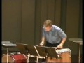 Percussion - She who sleeps... (K. Volans) 2nd part