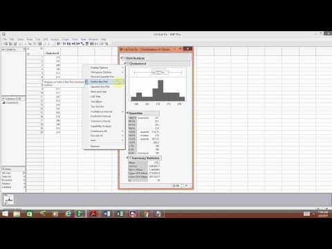 how to use jmp to draw histogram