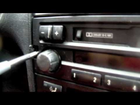 Tutorial: BMW E36 Radio removal and replacement. So easy a kid can do it.