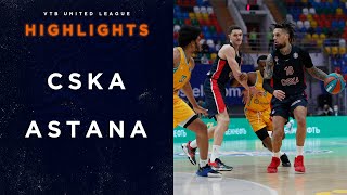 Hightlits of the match — VTB United league: CSKA vs «Astana»