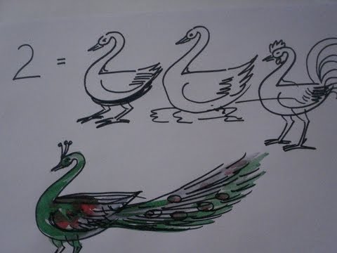 how to draw number 2