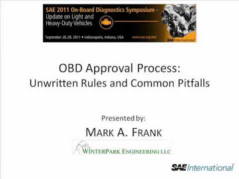 OBD Approval Process