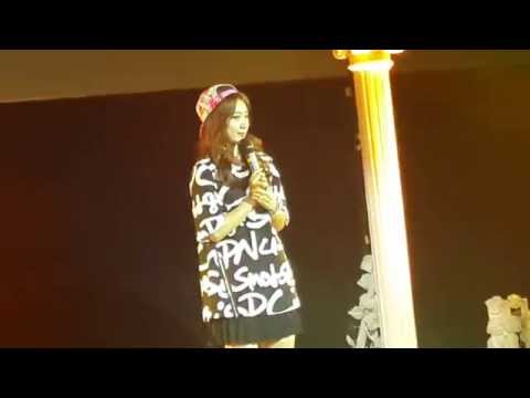 140920 Park Shin Hye Story of Angel in Thailand - Photo Time at Last Moment in Fanmeeting