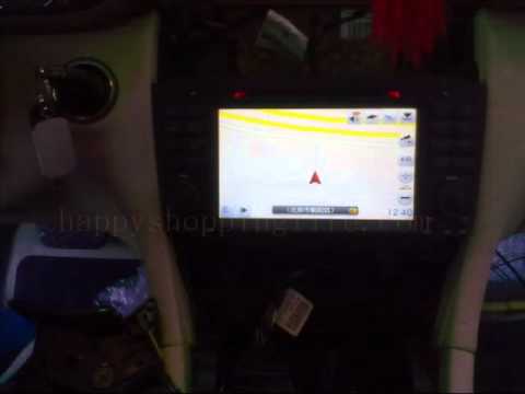 How to install Mercedes E Class W211 CLS 219 DVD Player GPS Navigation TV bluetooth