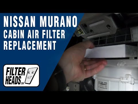 Cabin air filter replacement- Nissan Murano