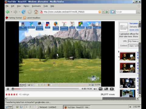 ReactOS 0.4-SVN presentation
