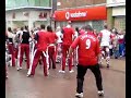 My kopite friend Mikey doing a gay little dance....