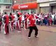 My kopite friend Mikey doing a gay little dance....
