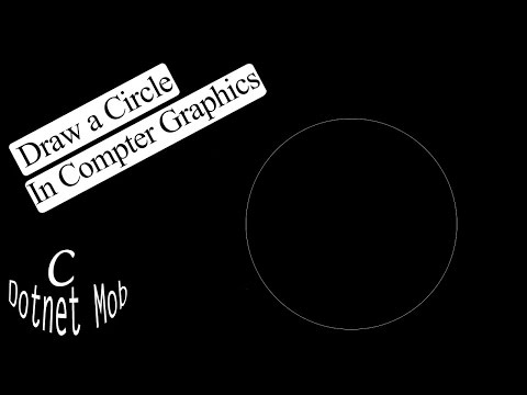 Demo for Bresenham's Circle Program in C