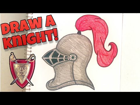 video-linktoworks-How to Draw a Knight Helmet - Art & Drawing for Kids...