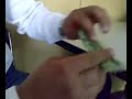 911 WTC einstr�rzende Twin Towers auf Dollarschein