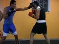 Mohammad Rasuli Profiboxer aus Kassel beim Training
