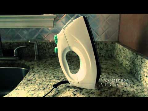 how to unclog a steam iron