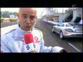reportaje de tele 5 en el que f.alonso pilota un mercedes mclaren con antonio lobato de copiloto.