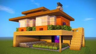Minecraft: How To Build A Small Survival House Tutorial (Easy survival Shack ) (STARTER HOUSE) 2016
