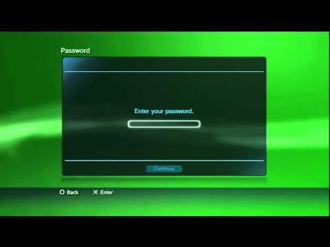 how to reset playstation 3 password