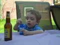 Jack tries to blow bubbles