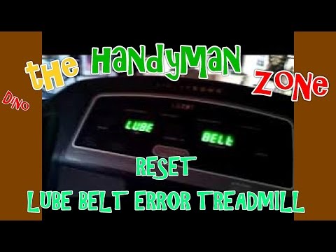 how to lube belt on horizon treadmill