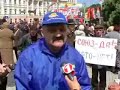 Крымские коммунисты во главе с Леонидом Грачом в Симферополе дали бой бандеровцам