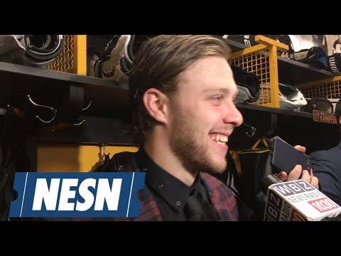 Video: David Pastrnak on the expectations with so many Bruins injuries