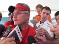 Head Coach Jim Tressel at First Fall Practice