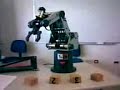 Un programa típico de robots insdustriales consiste en apilar y desapilar una serie de bloques. Prácticas de la asignatura Robótica Industrial de la Escuela Técnica Superior de Ingenierías Informática y de Telecomunicaciones de la Universidad de Granada.