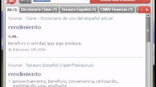 Definición de rendimiento