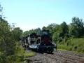 NS H8R pushes the tractor car onto the Claverack Industrial