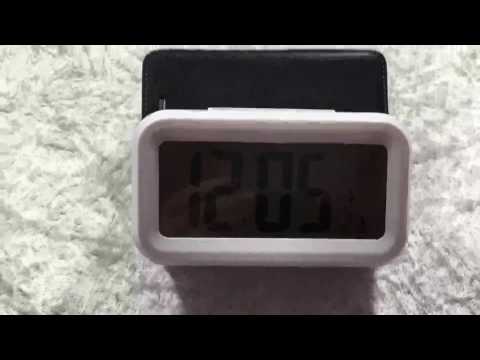 FeelGladTM 5 3 Zoll Smart LED Digital Wecker mit Datum und Temperaturanzeige