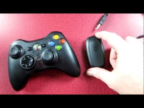 how to connect xbox 360 controller to pc