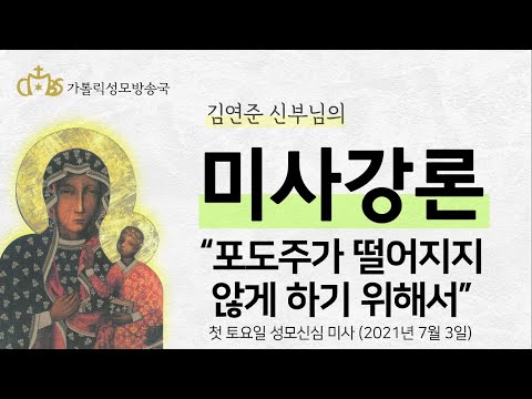  '포도주가 떨어지지 않게 하기 위해서' (2021년 7월 3일) 첫토요일 성모신심 미사