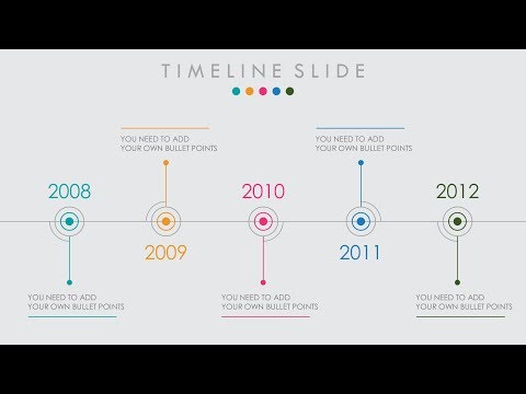 Animated PowerPoint Timeline Slide Design Tutorial