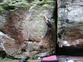 Crouching Tiger - Font 7b+ Kyloe in the woods Crouching Tiger - Font 7b+ Kyloe in the woods